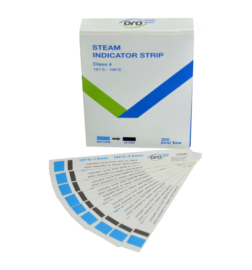CLASS IV CHEMICAL INDICATOR STRIPS ORO